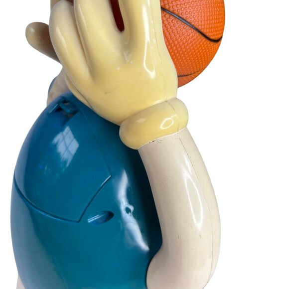 M&Ms Candy Dispenser Basketball Player Figurine Blue Collectible Plastic - Picture 6 of 8